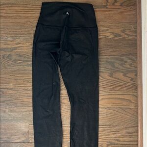 lululemon athletica Black Skinny Sparkly Shiny Align Pants